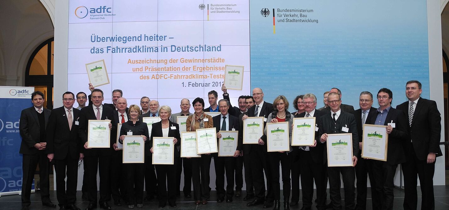 Der ADFC Fahrradklimatest 2012