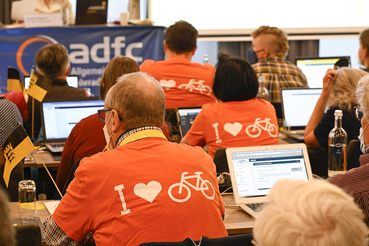 I love Fahrrad - die Botschaft wurde auf der ADFC-Bundeshauptversammlung 2022 besonders deutlich.