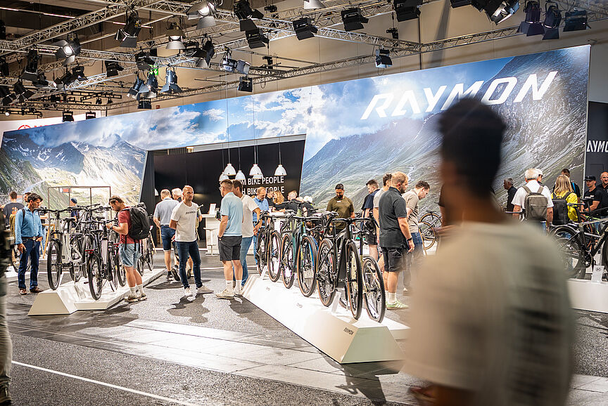 Eurobike 2025 Der Messestand eines Fahrradherstellers bei der Eurobike 2025.